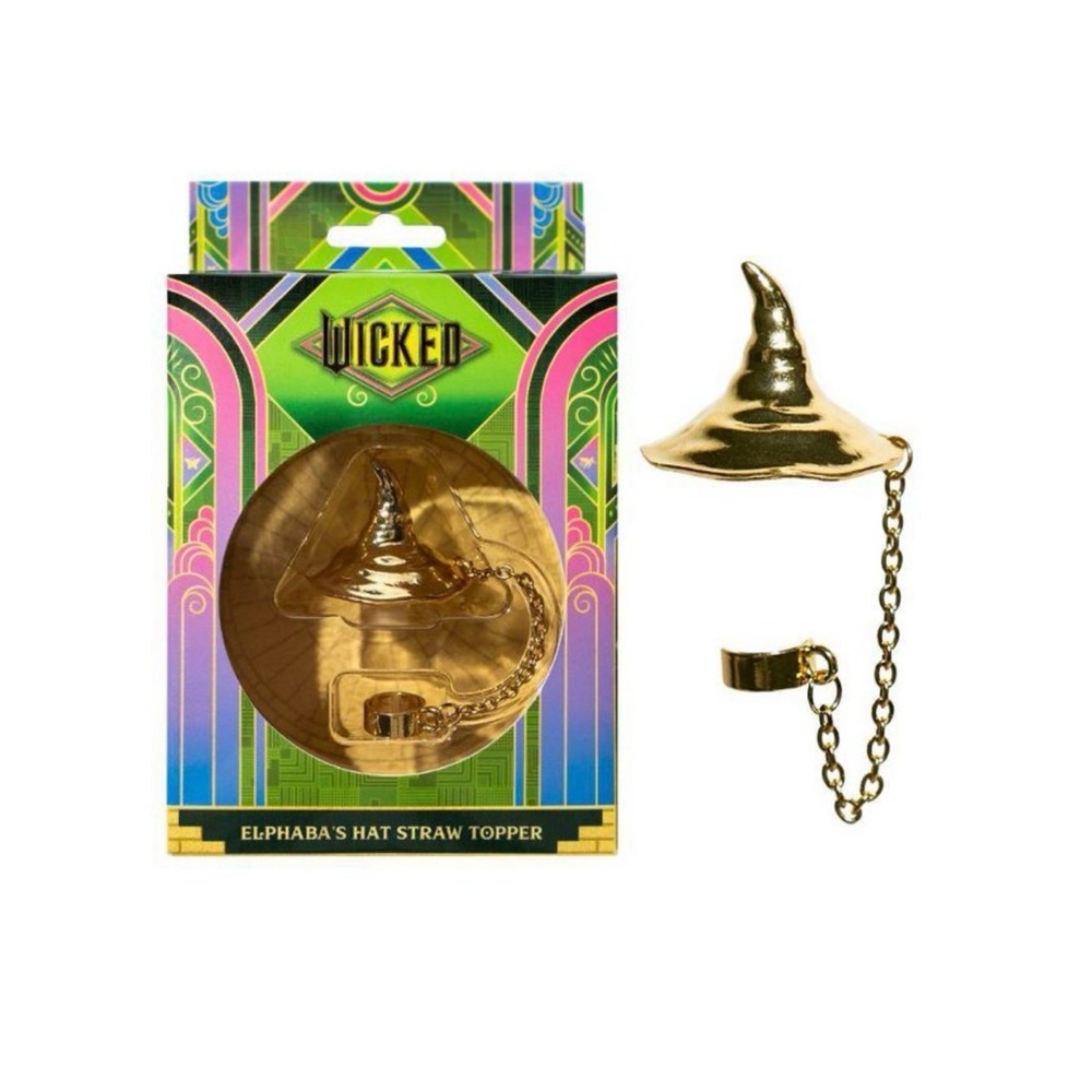Wicked Gold Elphaba's Hat Straw Topper